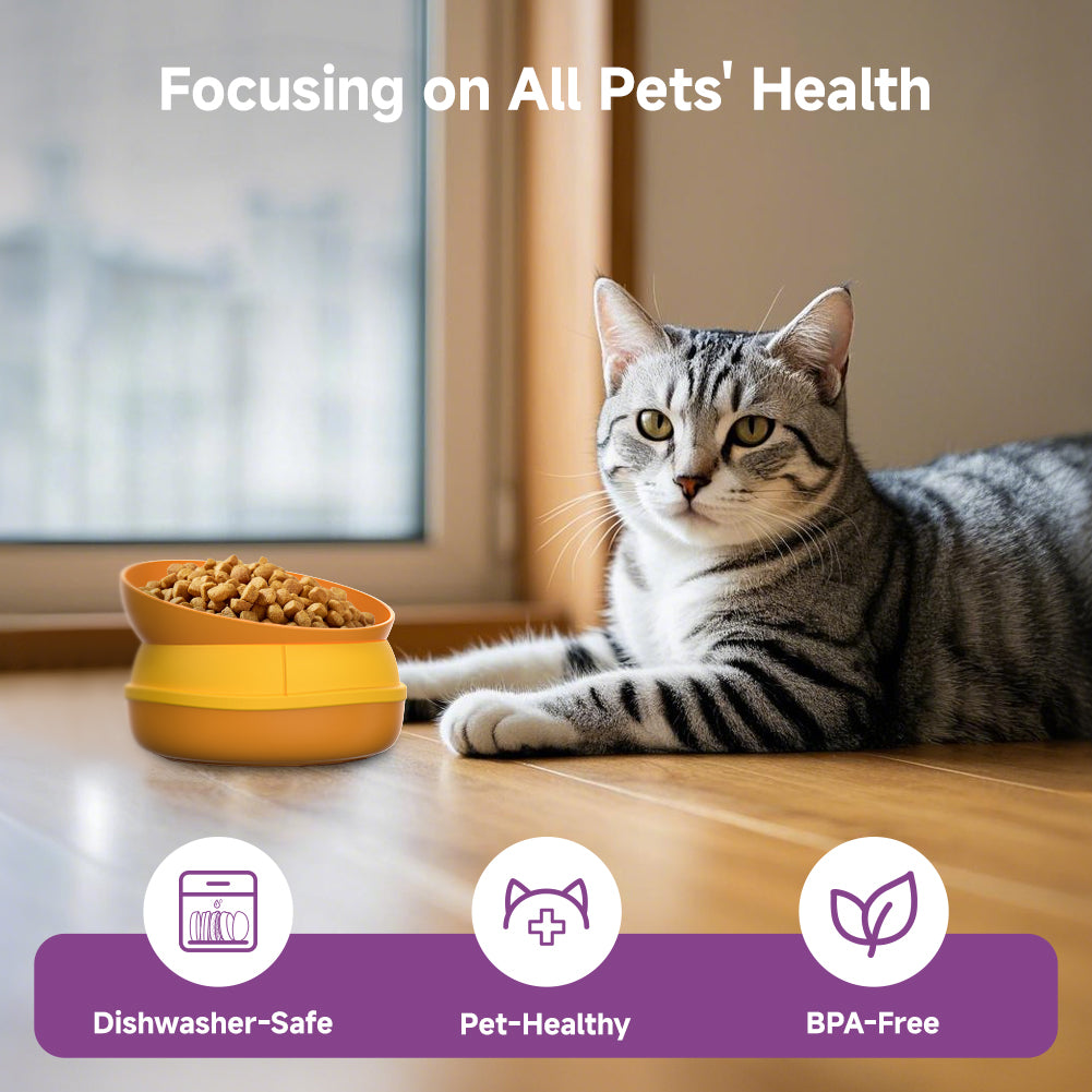 Hamburger Pet Bowl with Lick Mat by Amazing Pet Bargains