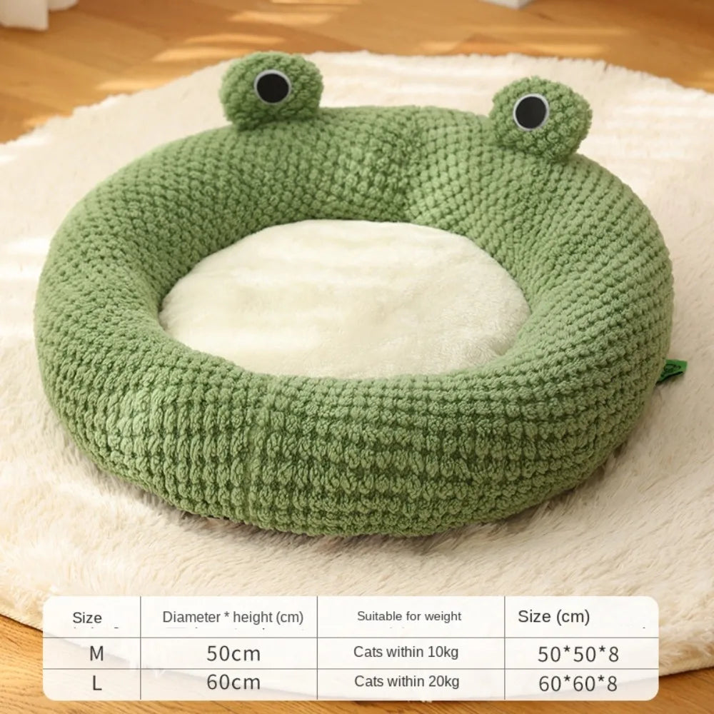 Soft Cat Bed, Frog Shape by Love My Pet