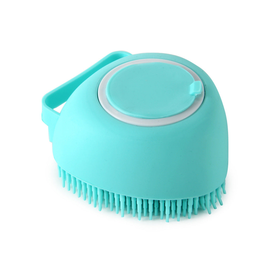Silicone Dog Bath Massage Grooming Brush by Amazing Pet Bargains