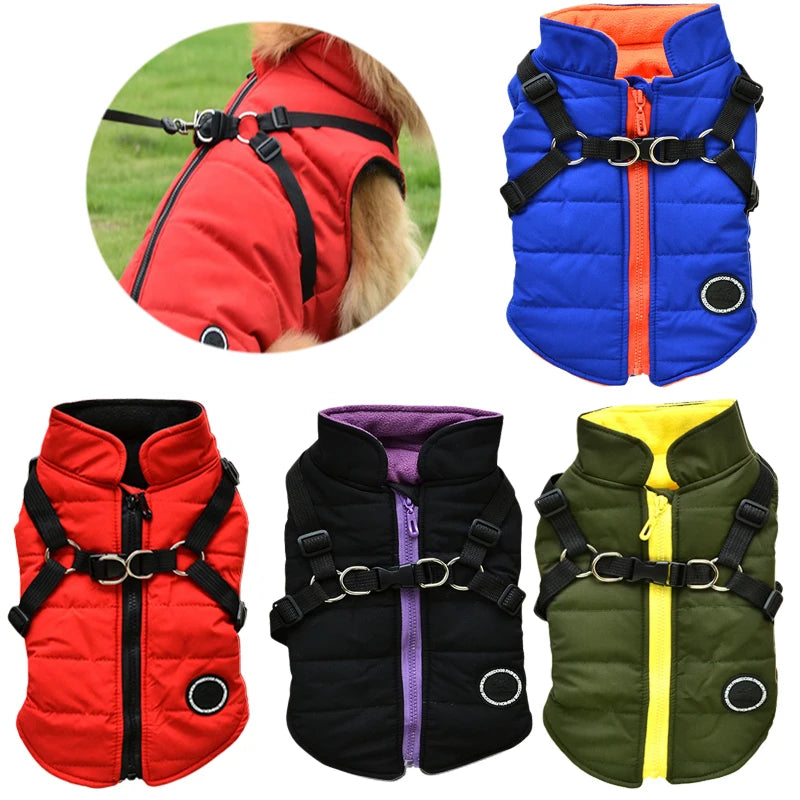 Winter Pet Jacket With Buckle by Love My Pet