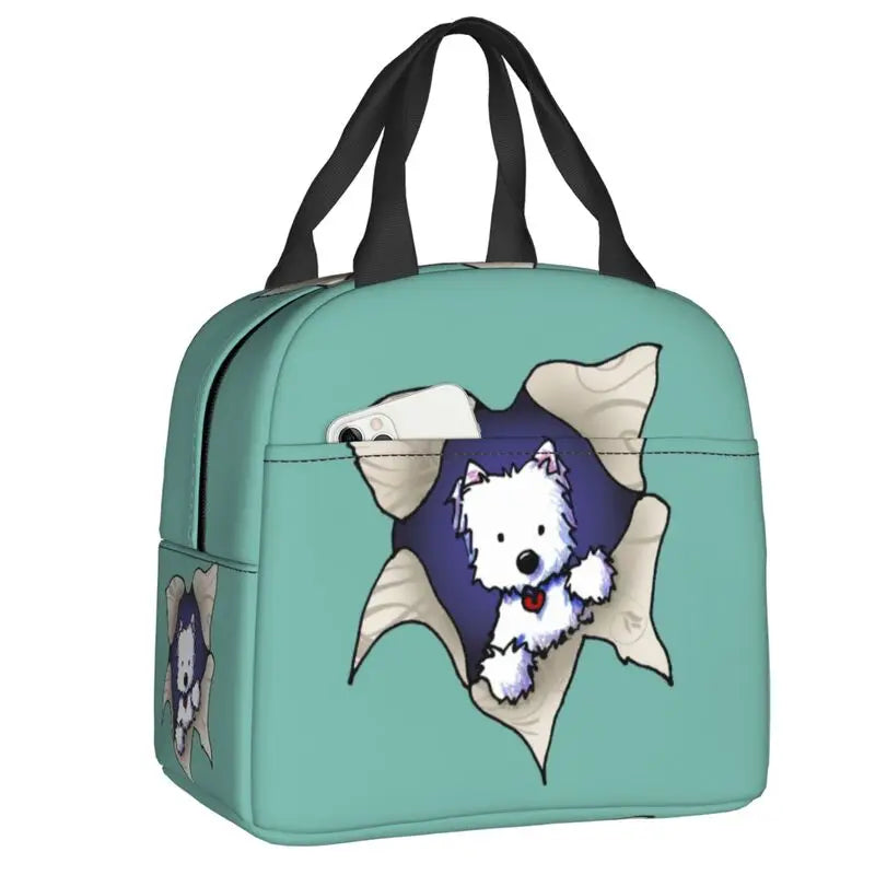 West Highland White Terrier Dog Thermal Insulated Lunch Bag by Love My Pet