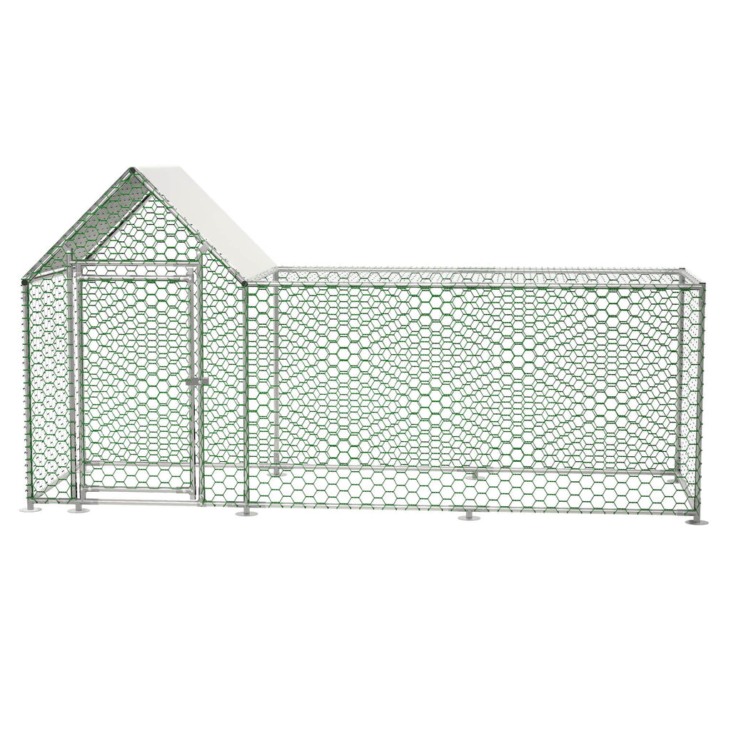 Metal Chicken Enclosure with Cover by VetsPetStore