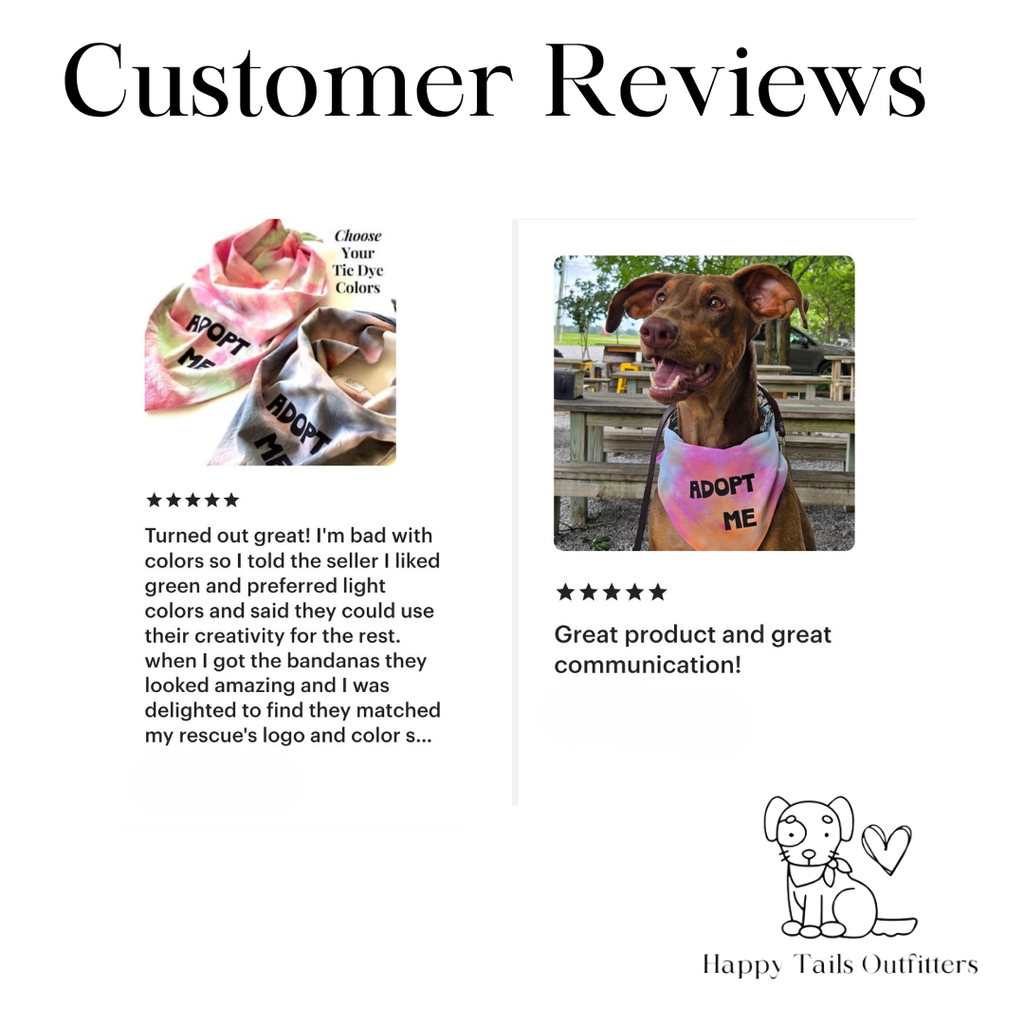 Adopt Me Tie Dye Dog Bandana Best Seller by Happy Tails Outfitters