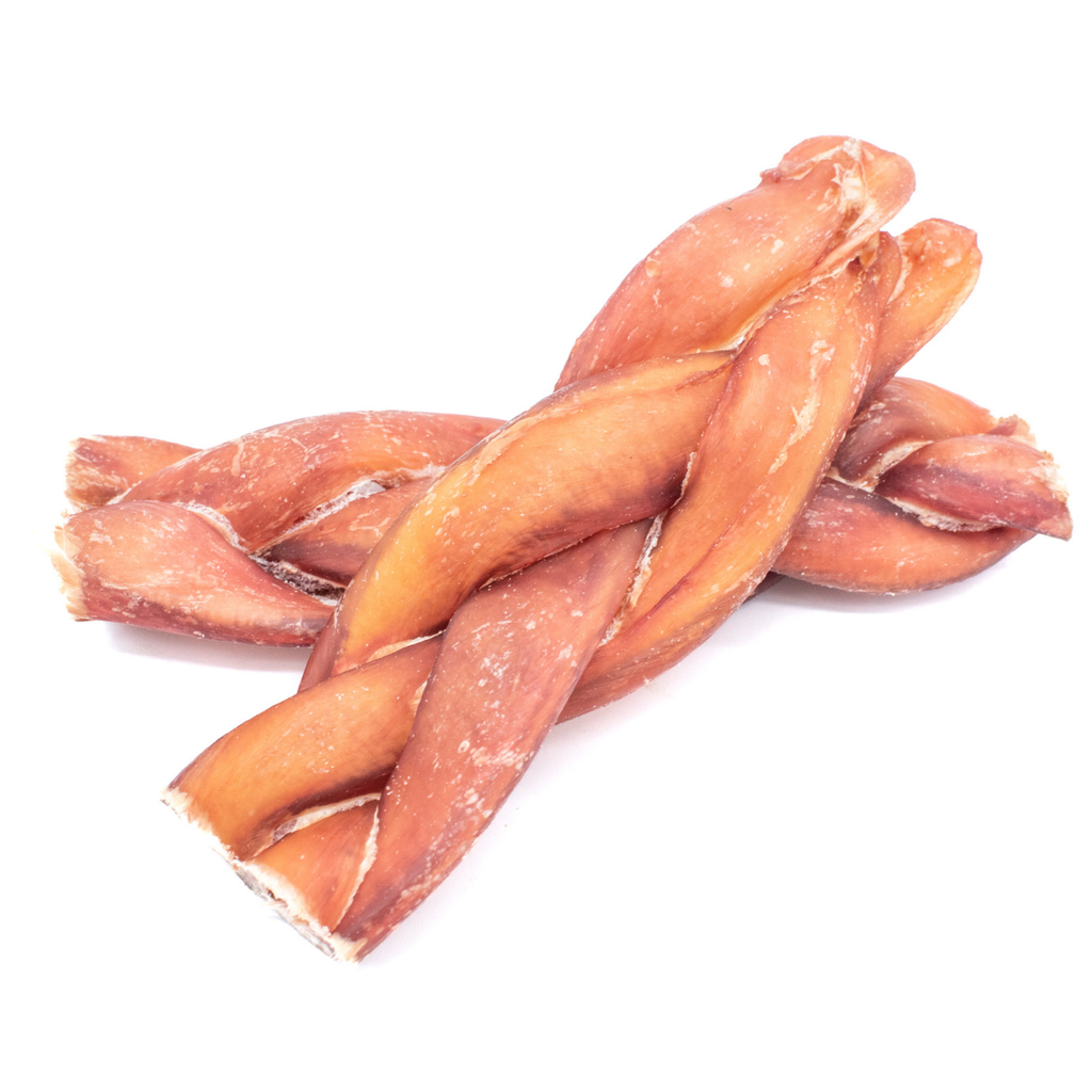 6 Inch Jumbo Braided Bully Stick by Bully Bunches