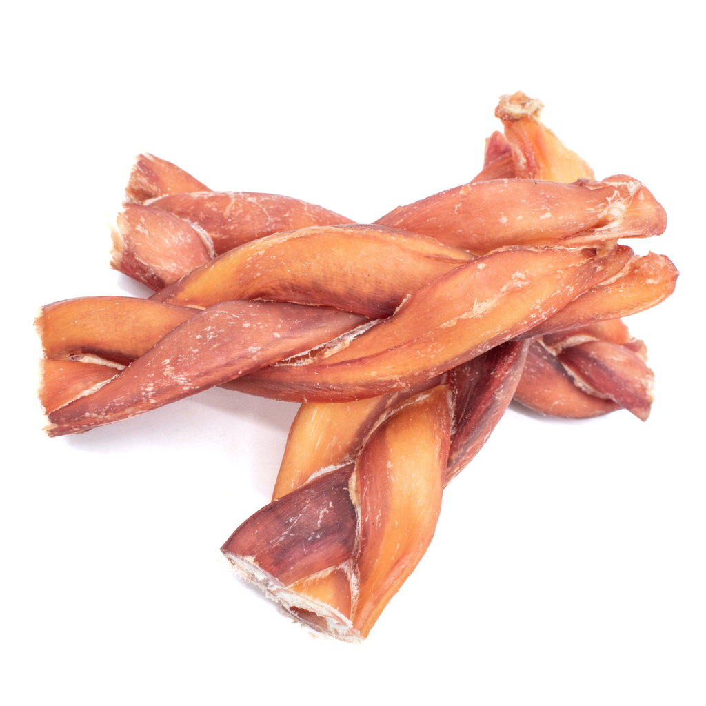 6 Inch Jumbo Braided Bully Stick by Bully Bunches