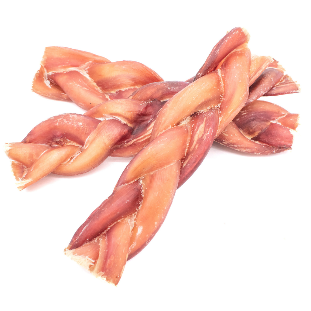 6 Inch Standard Braided Bully Stick by Bully Bunches