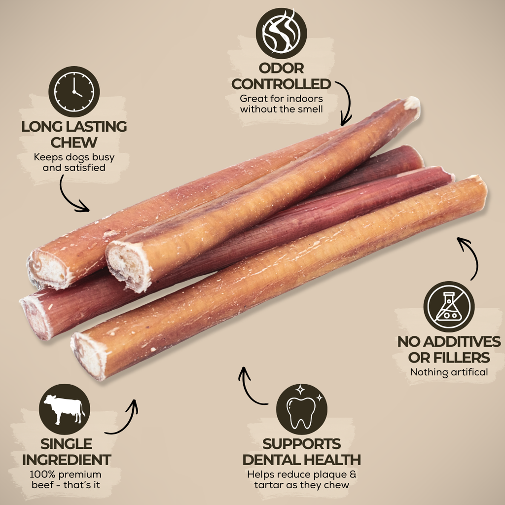 6 Inch Standard Bully Stick by Bully Bunches