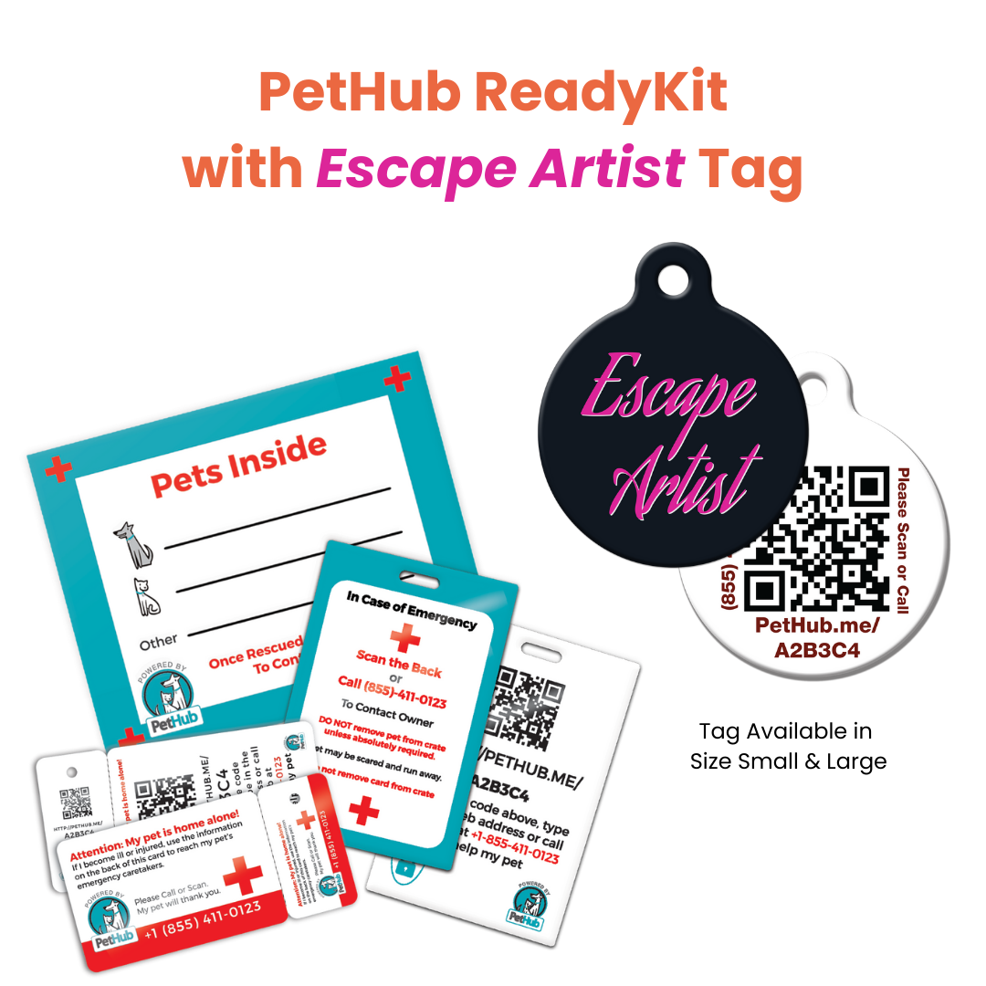 PetHub QR Pet ID Comprehensive ReadyKit – Complete Emergency Kit by PetHub