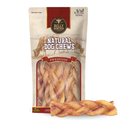 6 Inch Jumbo Braided Bully Stick by Bully Bunches