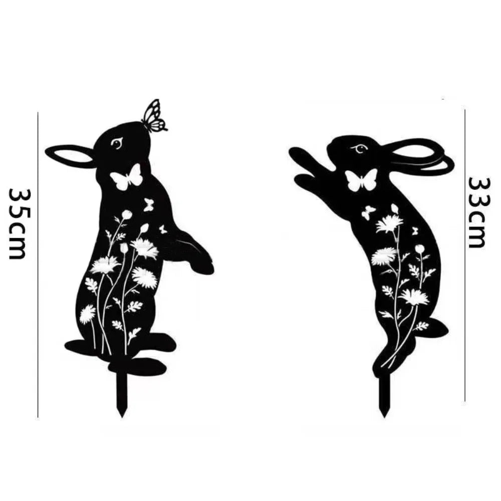 Cat, Dog, Rabbit Yard Art by Love My Pet