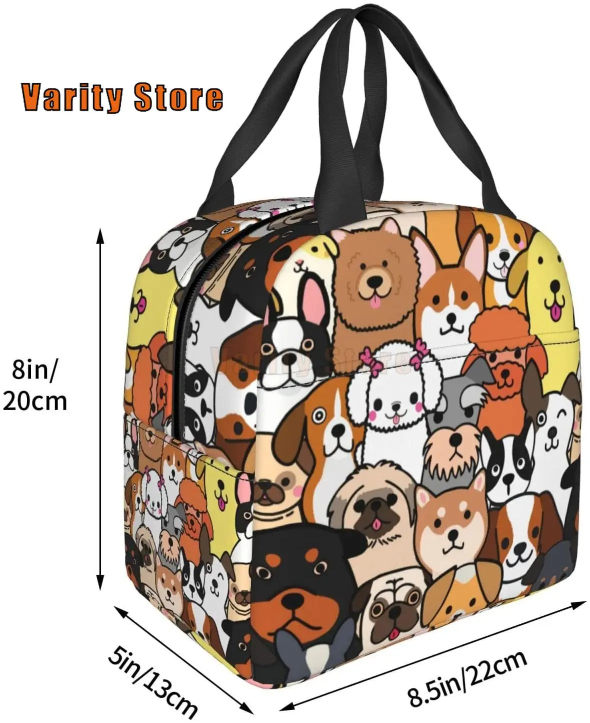 Cartoon Dog Anime Lunch Bag by Love My Pet