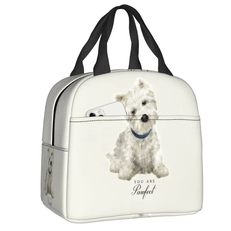 West Highland White Terrier Dog Thermal Insulated Lunch Bag by Love My Pet