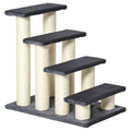 4 Steps Cat Tree For Indoor Cats Or Dogs W Sisal Scratching Post, Climbing by VetsPetStore