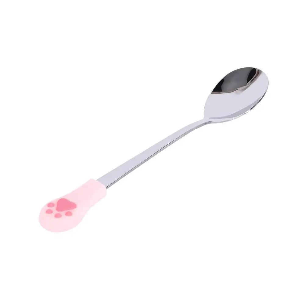 Stainless Steel Cat Paw Spoons by Love My Pet