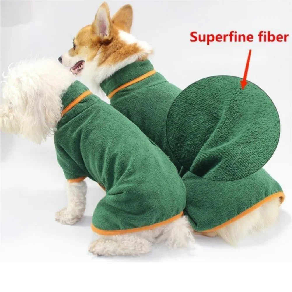 Super Absorbent Pet towel Drying Coat by Love My Pet