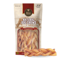 6 Inch Jumbo Braided Bully Stick by Bully Bunches