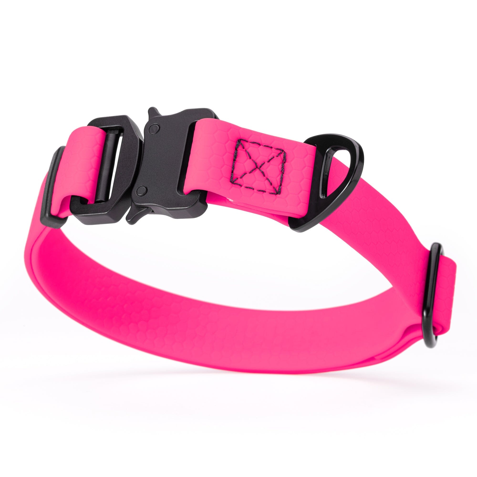 Waterproof Dog Collar with Metal Stab-Lock Buckle by Dogline