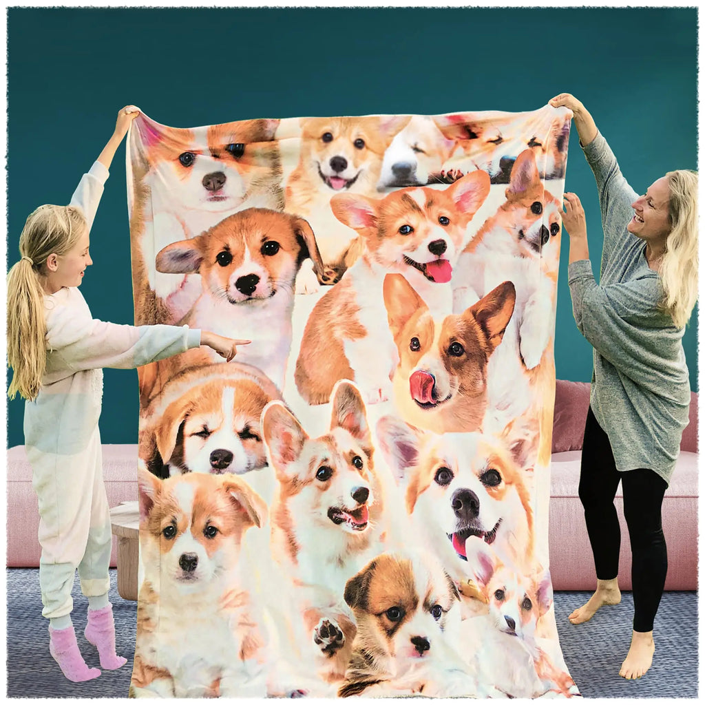 Soft Plush Flannel Blanket for Couch or Bed by Love My Pet