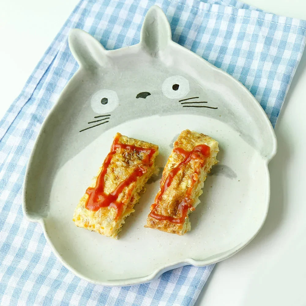 Handmade Pottery Bowls with Cat Design, Durable Tableware by Love My Pet