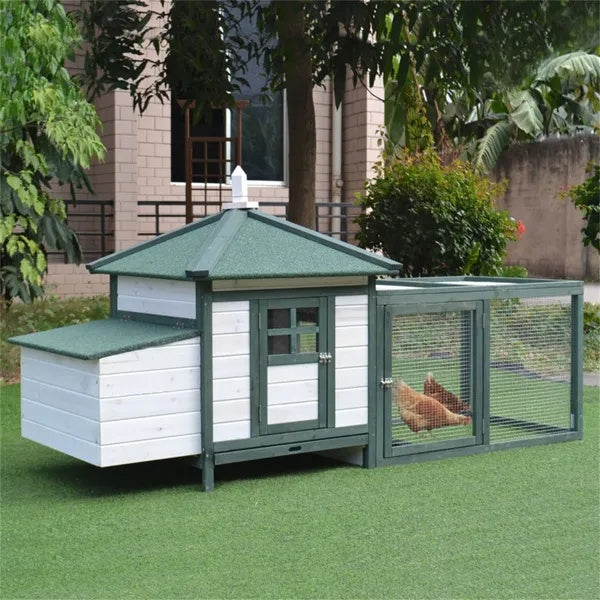 Wooden Chicken Enclosure by VetsPetStore
