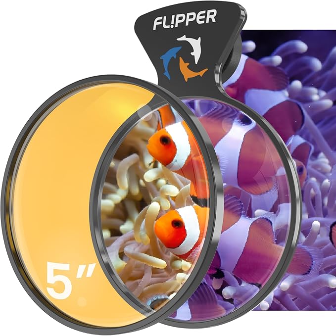 DeepSee Viewer Black - Orange Filter by Flipper Aquarium Products