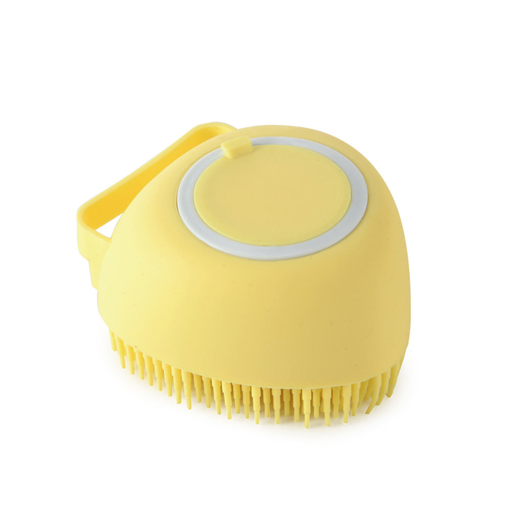 Silicone Dog Bath Massage Grooming Brush by Amazing Pet Bargains
