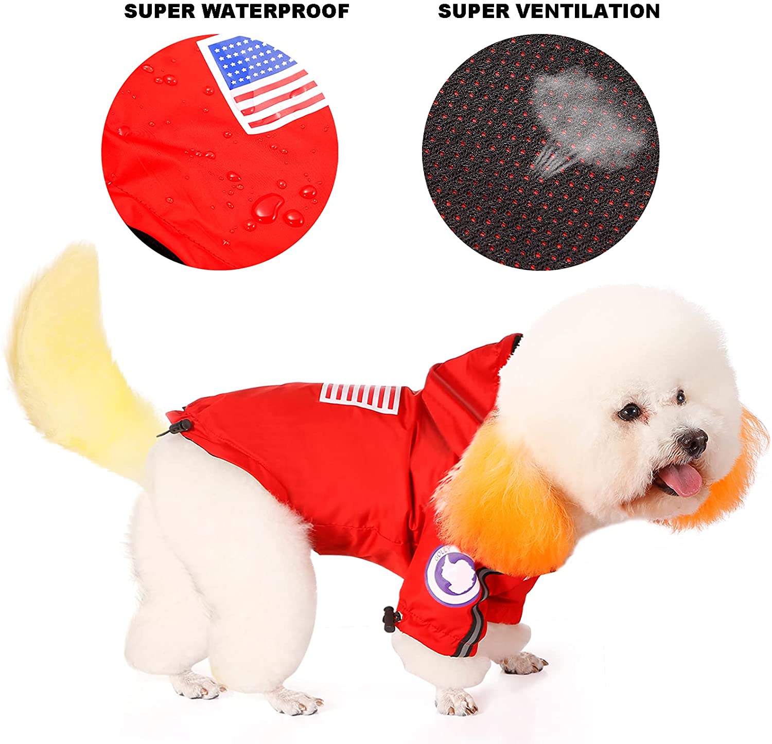 The Dog Face Pet Raincoat by Furr Baby Gifts