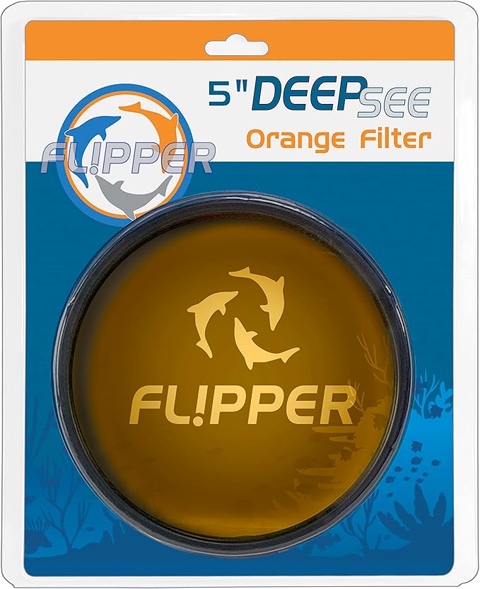 DeepSee Viewer Black - Orange Filter by Flipper Aquarium Products