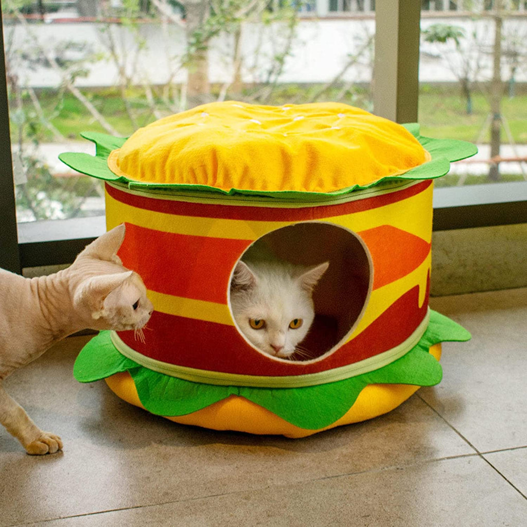 Hamburger French Fries Pet Bed by Furr Baby Gifts