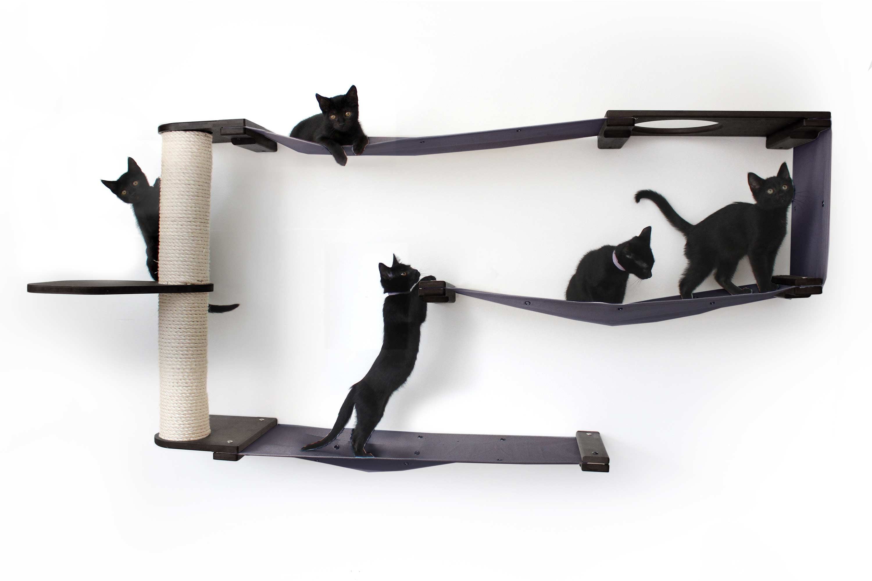 Cat Maze Wall - 3 Tier Cat Tree by Catastrophic Creations