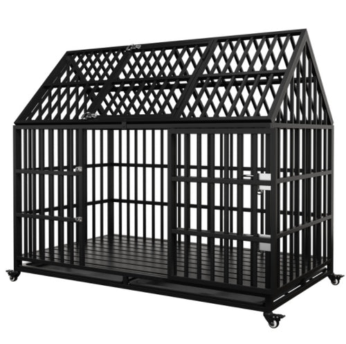 54 inch Heavy Duty Dog Crate for Large Dogs by VetsPetStore