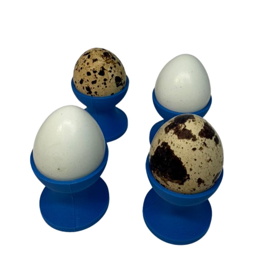Mini Egg Cup Set, Quail Egg Holders, Set of 4 by Quailz.com by Undique LLC