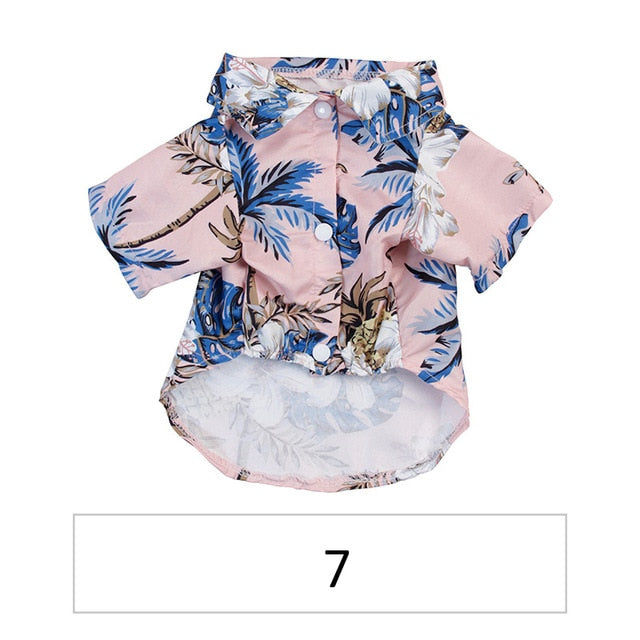 Hawaiian Pet Shirts by Furr Baby Gifts
