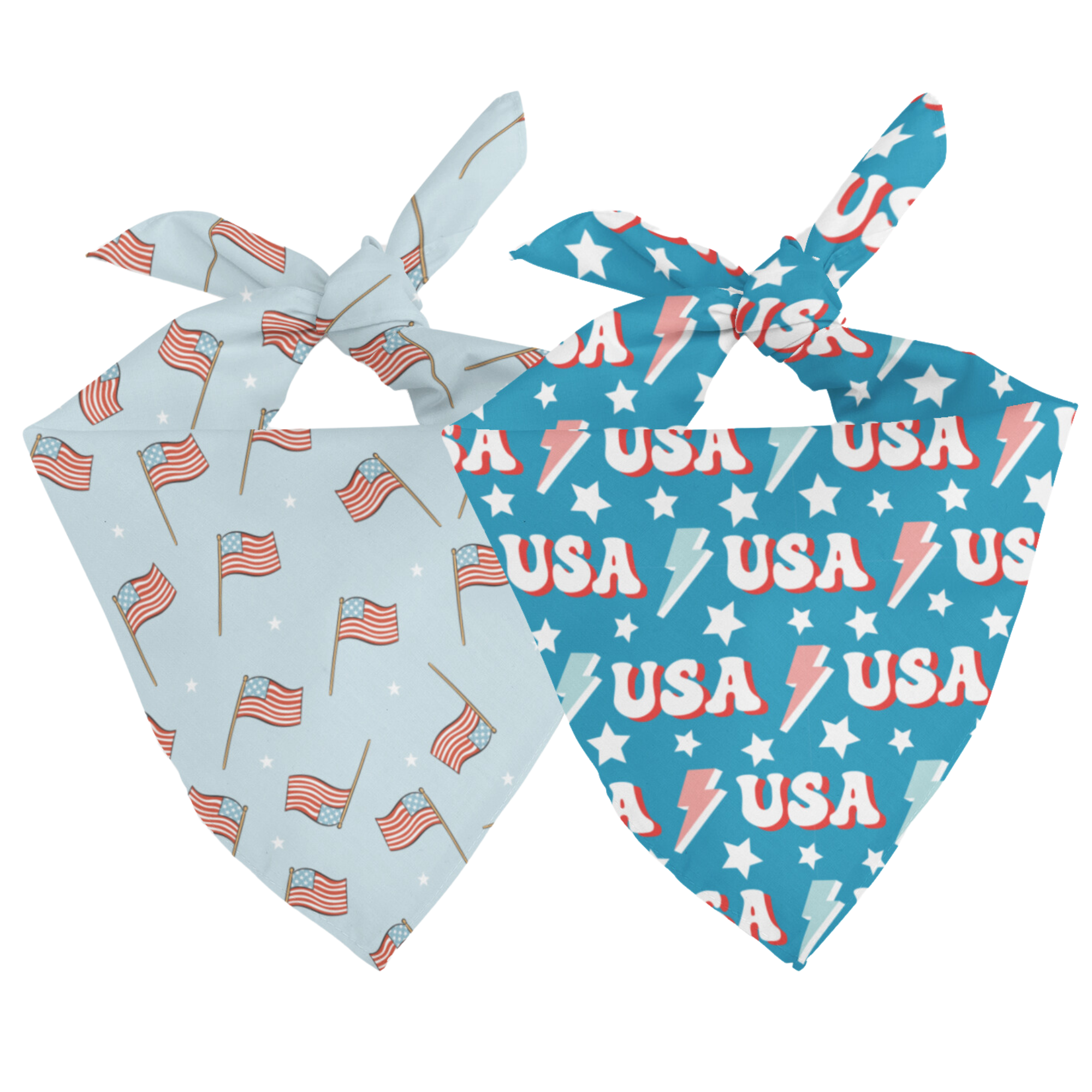 USA Dog Bandana by Dog Bandana Co.