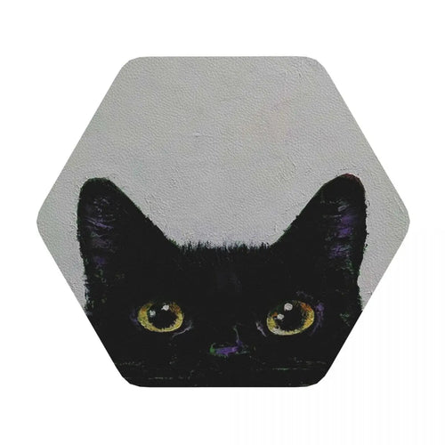 Black Cat Coasters by Love My Pet