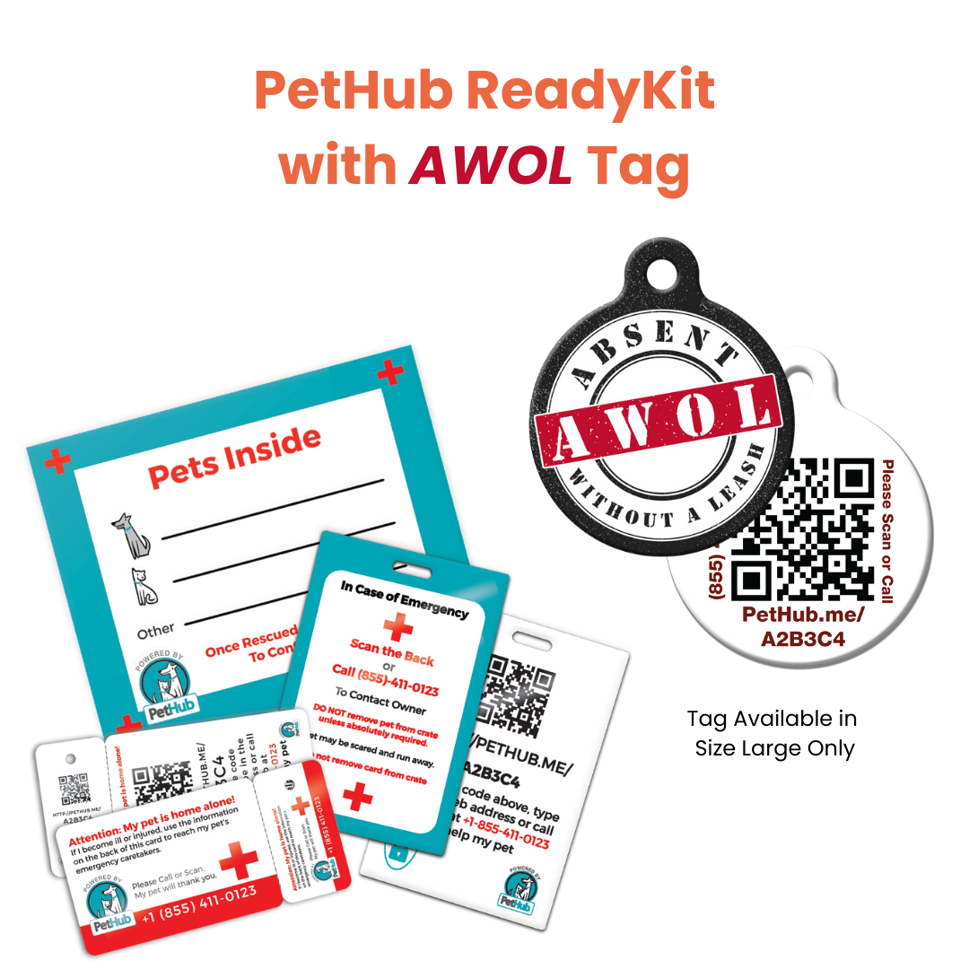 PetHub QR Pet ID Comprehensive ReadyKit – Complete Emergency Kit by PetHub