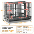 37" Stackable Heavy Duty Dog Crate 371D07 by Homey Pet Official