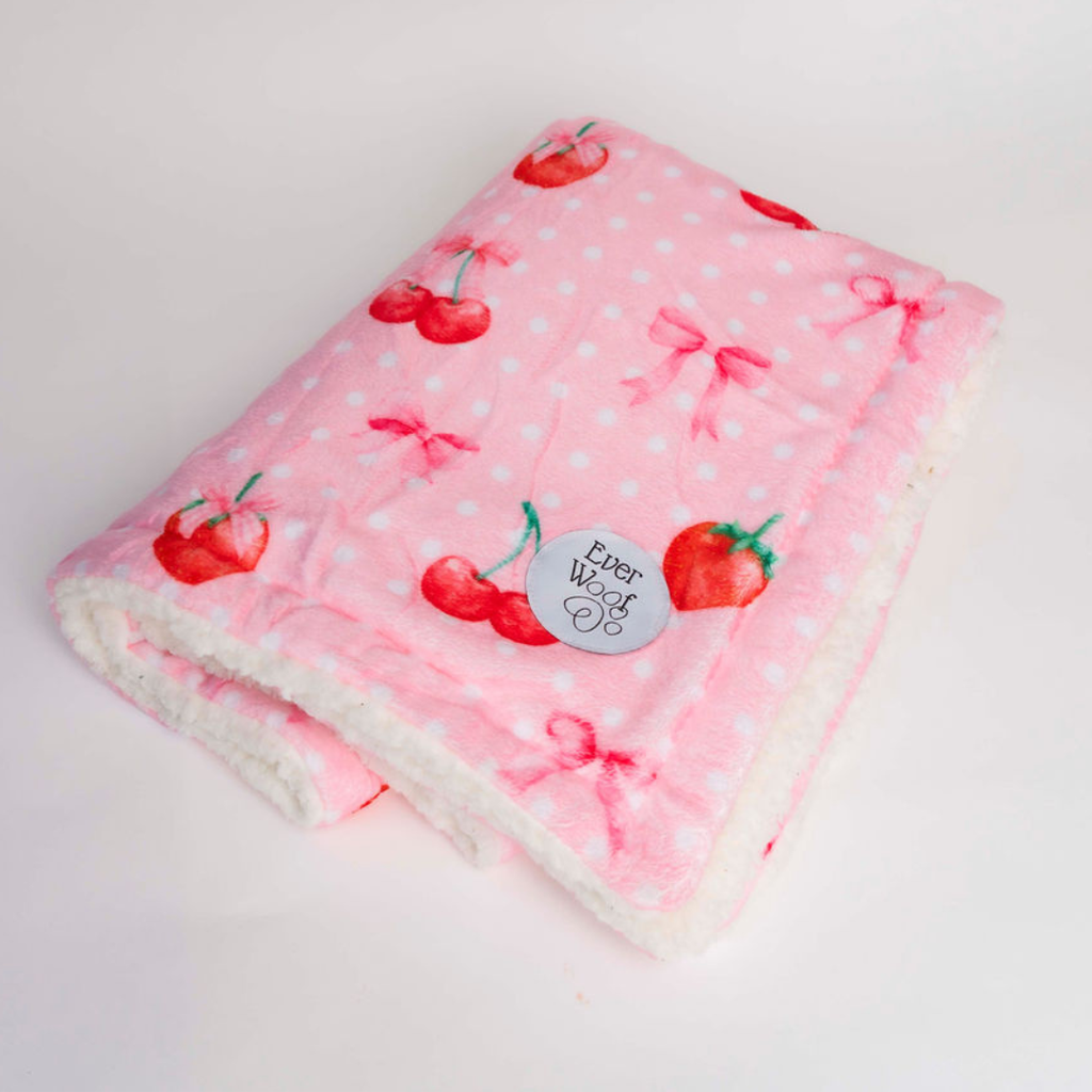 Sweet Cherie Dog Blanket by EverWoof