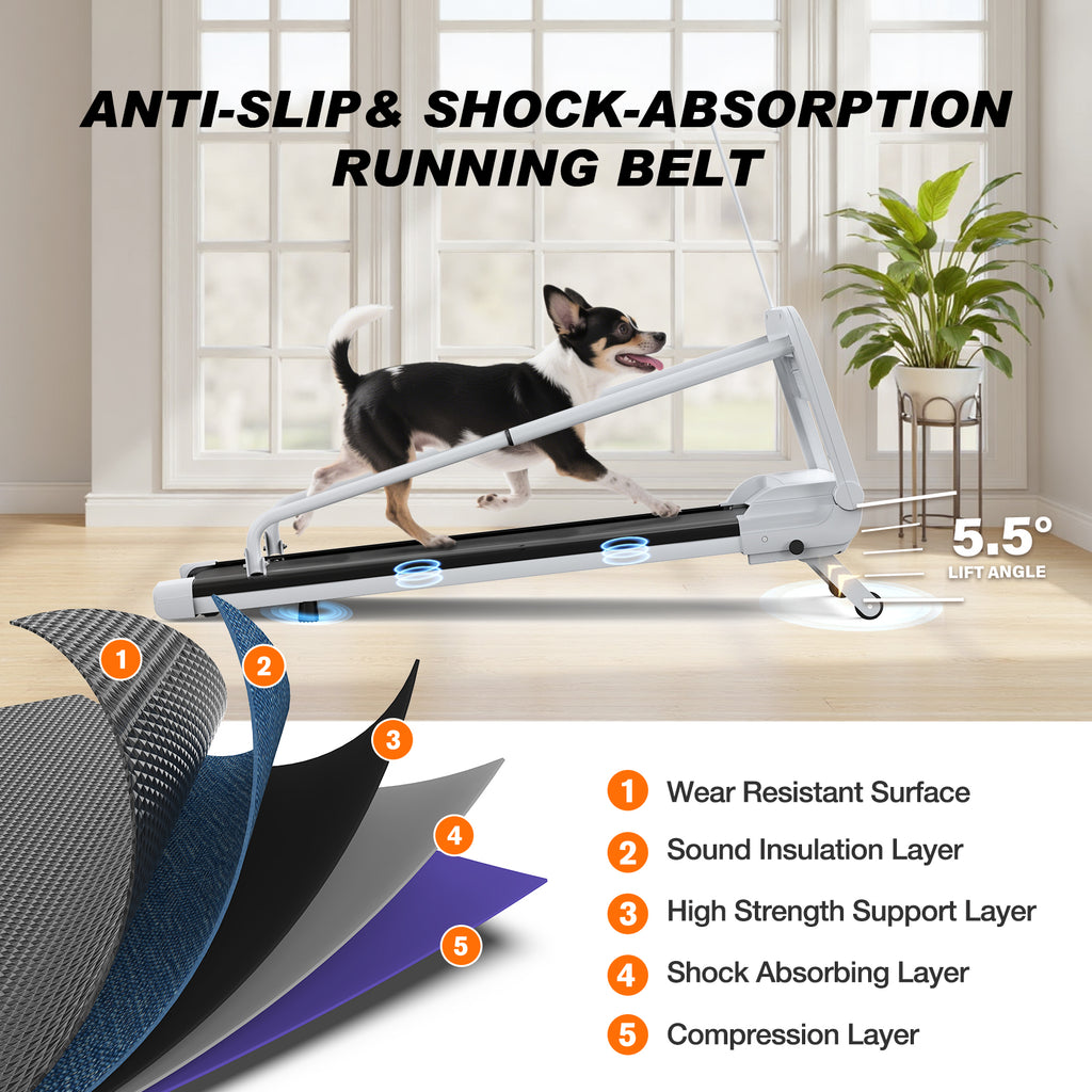 2025 New Quiet Smart Pet Treadmill, Adjustable Speed, Perfect For Small Medium Dogs by Amazing Pet Bargains