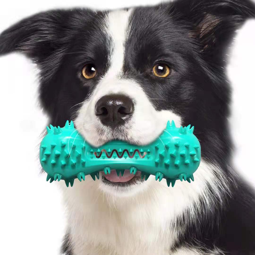 Pet Dog Cleaning Chew Toys For Aggressive Dogs Rubber Molar Stick Dog Oral Teeth by Love My Pet