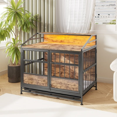 Multi-function Furniture Style Dog Crates With Storage by VetsPetStore