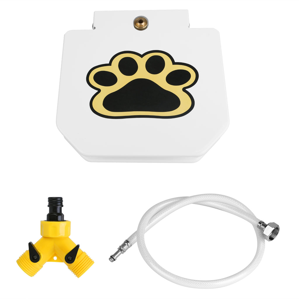 Dog Water Fountain Outdoor Step on Activated Sprinkler