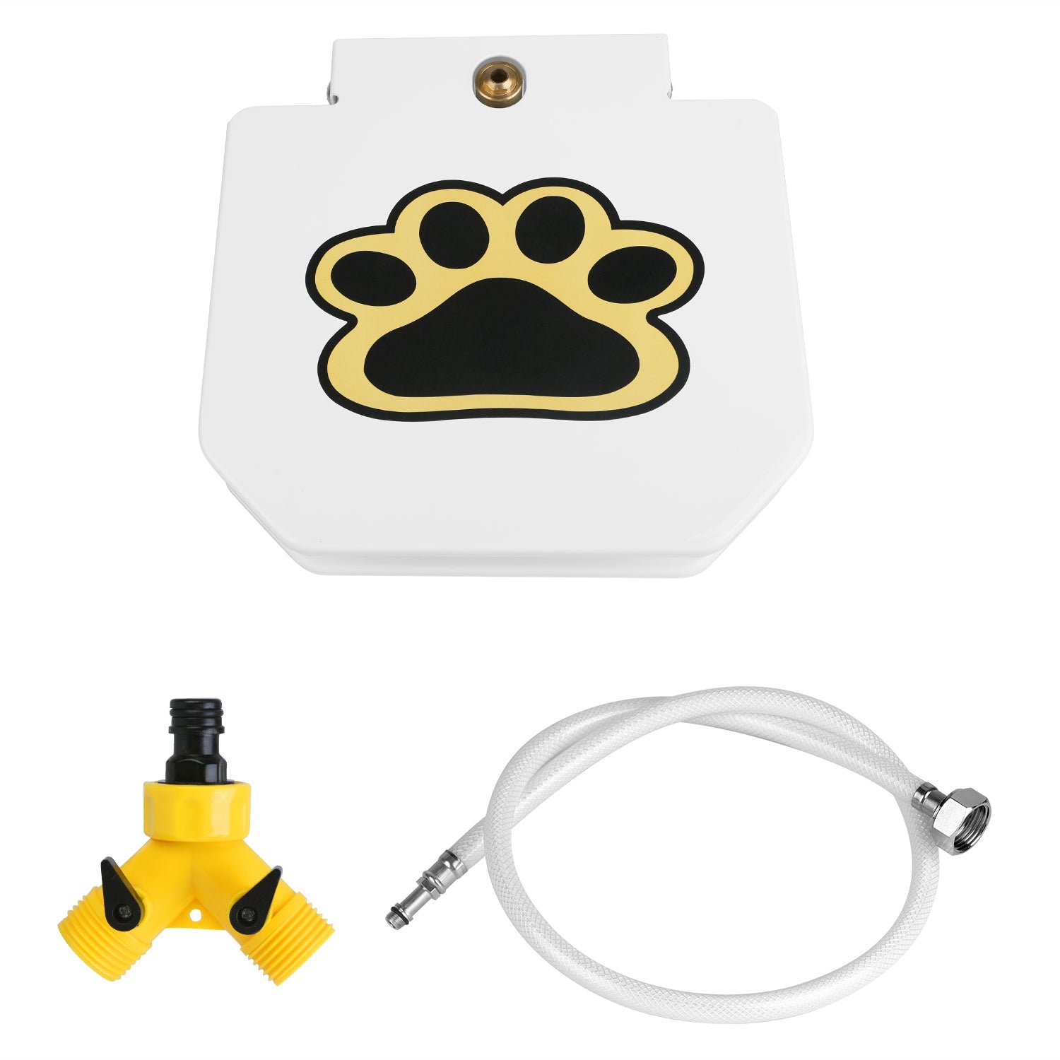 Dog Water Fountain Outdoor Step on Activated Sprinkler