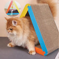 Cat Scratcher Foldable Triangle Cat Scratching Board 6 Usable Sides by Love My Pet