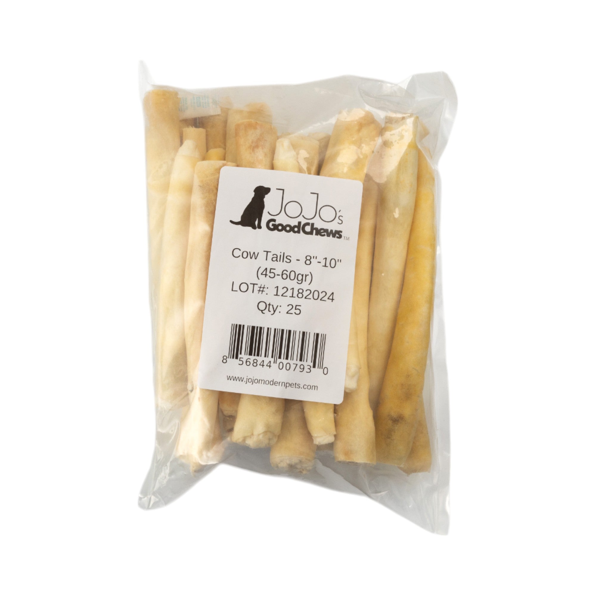 All-Natural Cow Tail Dog Treats – Premium Chews for Healthy Teeth & Gums – 8"-10" Inches (25/Case) by American Pet Supplies