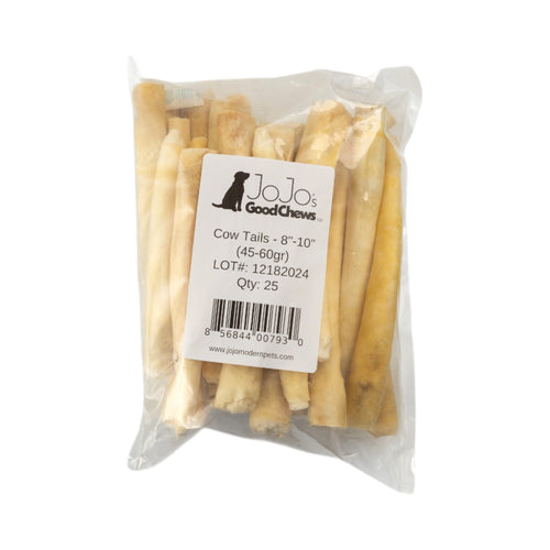 All-Natural Cow Tail Dog Treats – Premium Chews for Healthy Teeth & Gums – 8"-10" Inches (25/Case) by American Pet Supplies