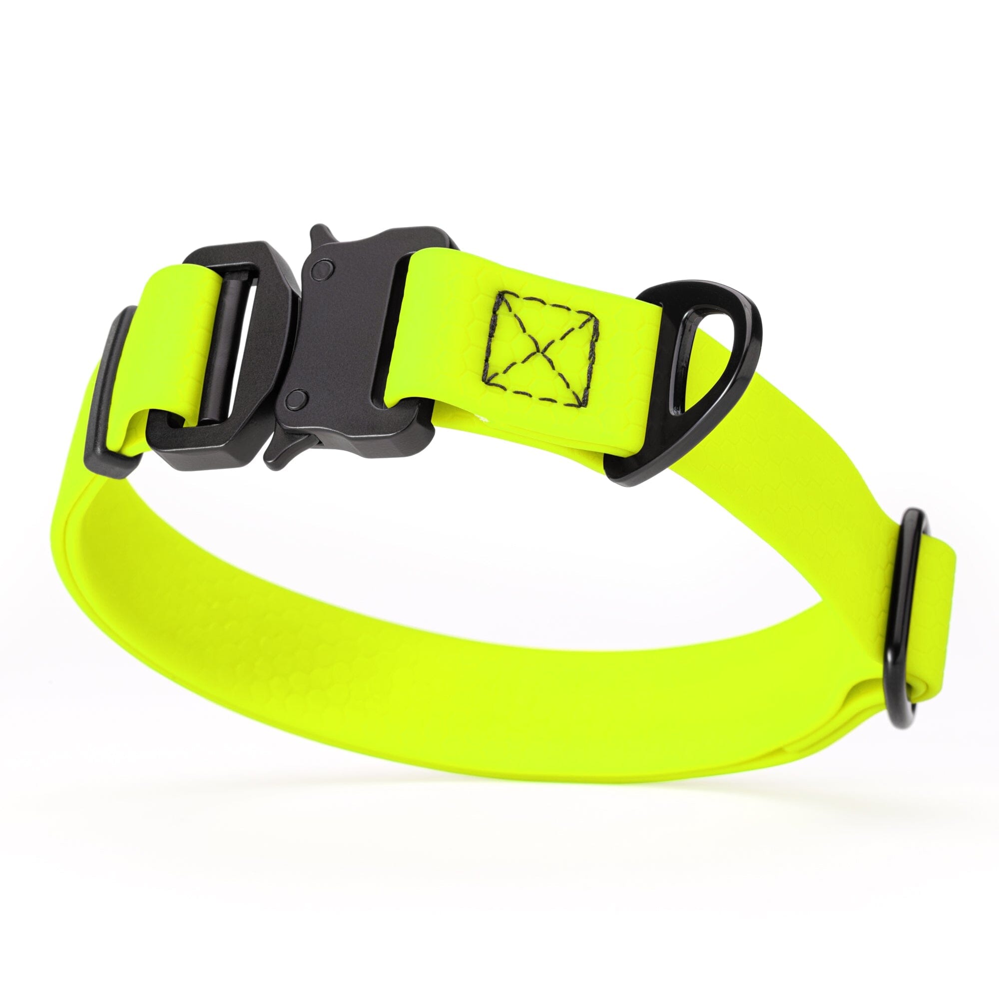 Waterproof Dog Collar with Metal Stab-Lock Buckle by Dogline