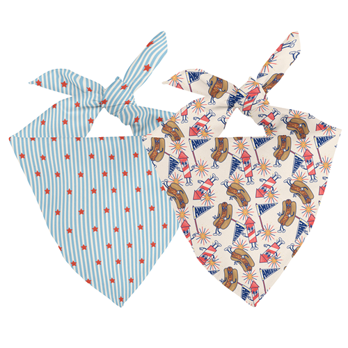 American Summer Dog Bandana by Dog Bandana Co.