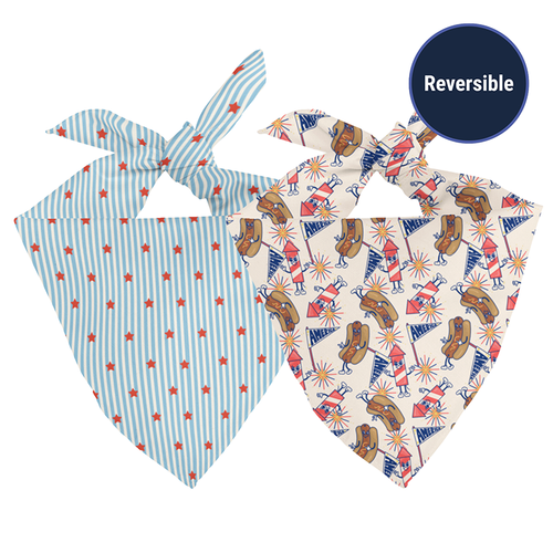 American Summer Dog Bandana by Dog Bandana Co.