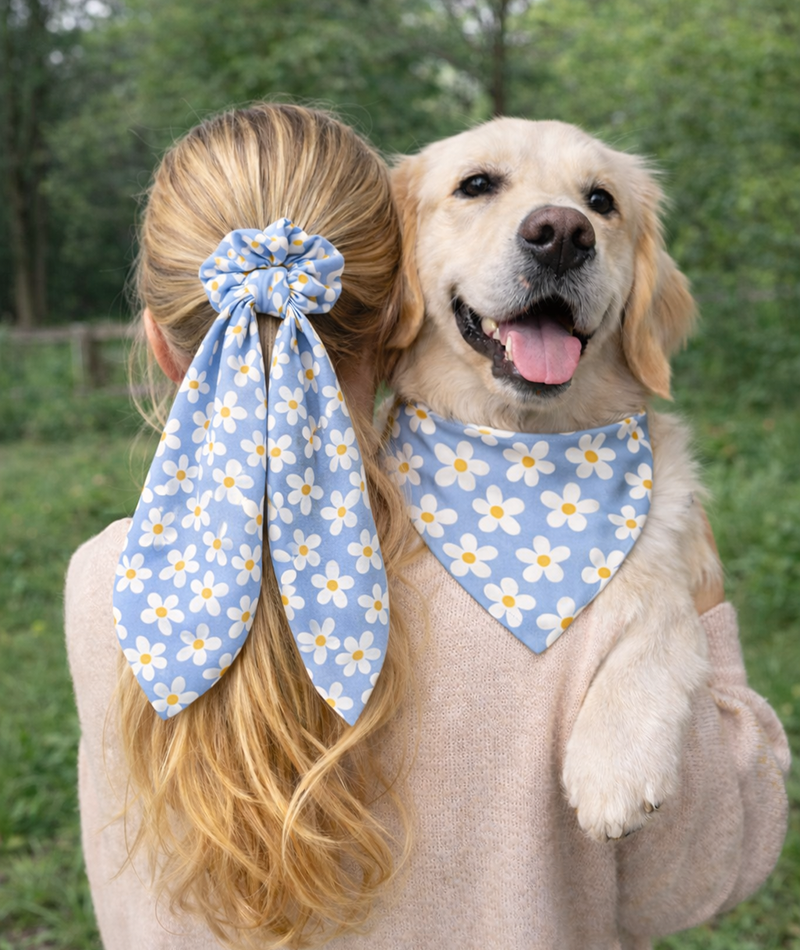 Bees & Daisy Dog Bandana by Dog Bandana Co.